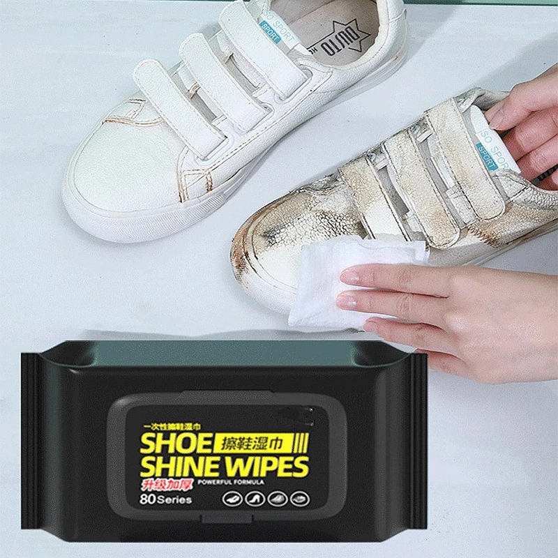 Sneaker Care White - Draagbare schoonmaakdoekjes voor buiten - Krachtige