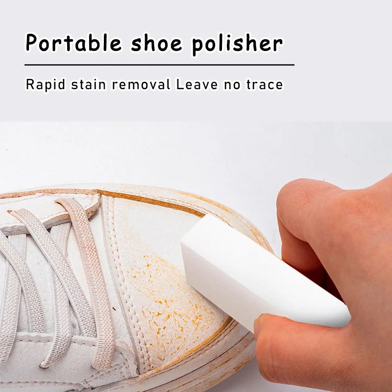 Sneaker Care White - Draagbare schoenpoetsmachine voor glans Witte schoenontkalking