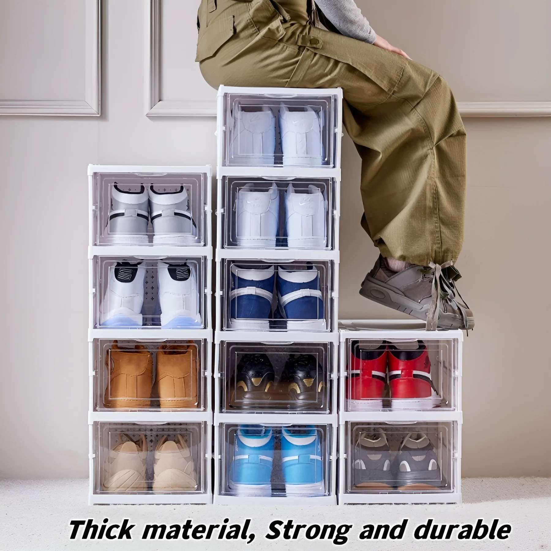 6-laags schoenendoos opvouwbar - Sneaker Care Shoe Box recensie en prijs
