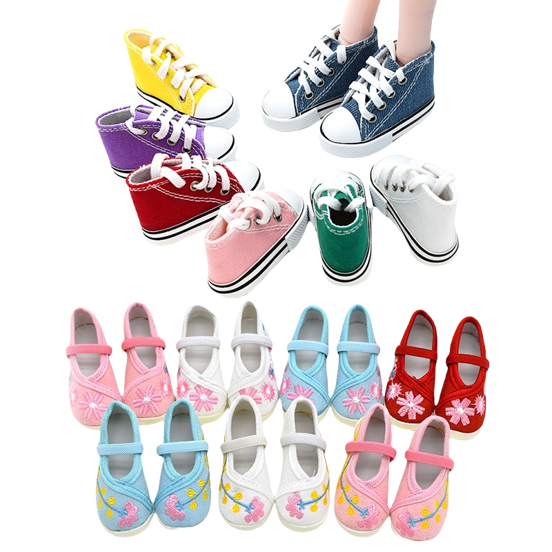 1 paar 7.5 cm Canvas Schoenen  - Sneaker Care Accessories recensie en prijs