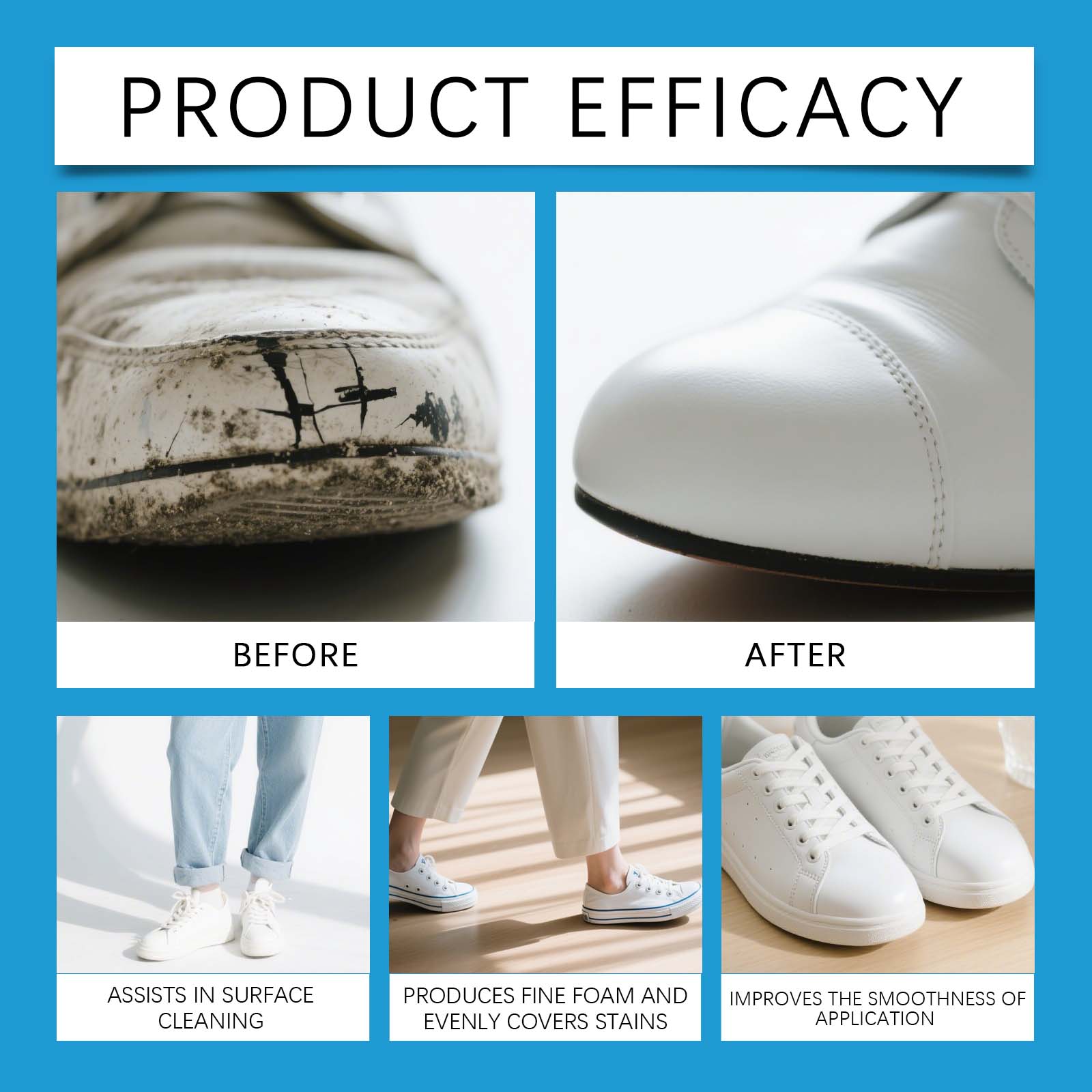 Witte Schoenreiniger Crème Sne - Sneaker Care White recensie en prijs