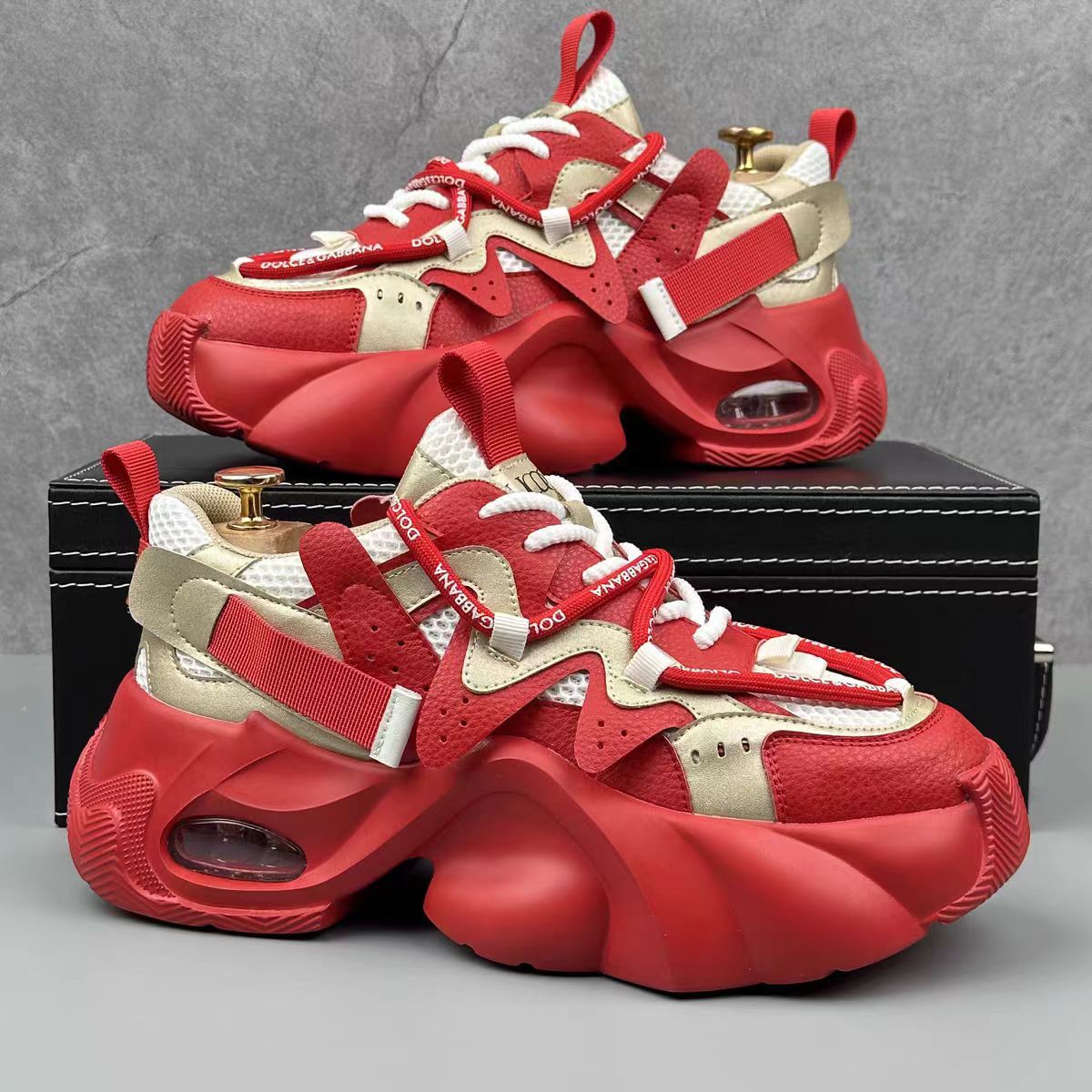 Nieuwe Papa Schoenen Kleurblok - Sneaker Career recensie en prijs