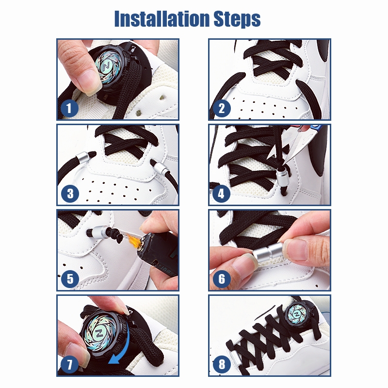 1 paar Geen Strik Veters Autom - Sneaker Care Accessories recensie en prijs